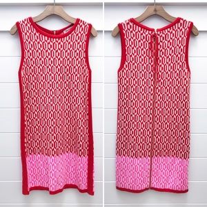 NWOT JUICY COUTURE Mod Sweater Dress Red/Pink